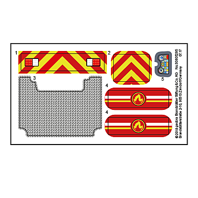 30805295_sparepart/Etikett 9467 "Feuerwehr Löschroboter"